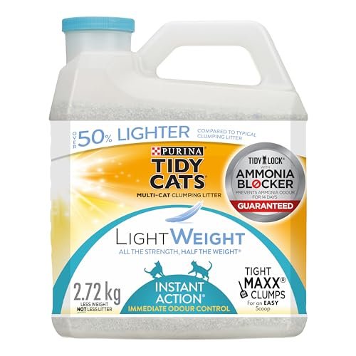 Tidy Cats Instant Action Cat Litter, LightWeight Multi-Cat - 2.72 kg Jug