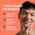 PanOxyl Clarifying Exfoliant, with 2% Salicylic Acid, Leave-On Treatment, Helps Clear and Prevent Acne Pimples, Penetrates Pores for Clearer Skin, pH-balanced, Alcohol-Free Formula, 118ml - Image 7