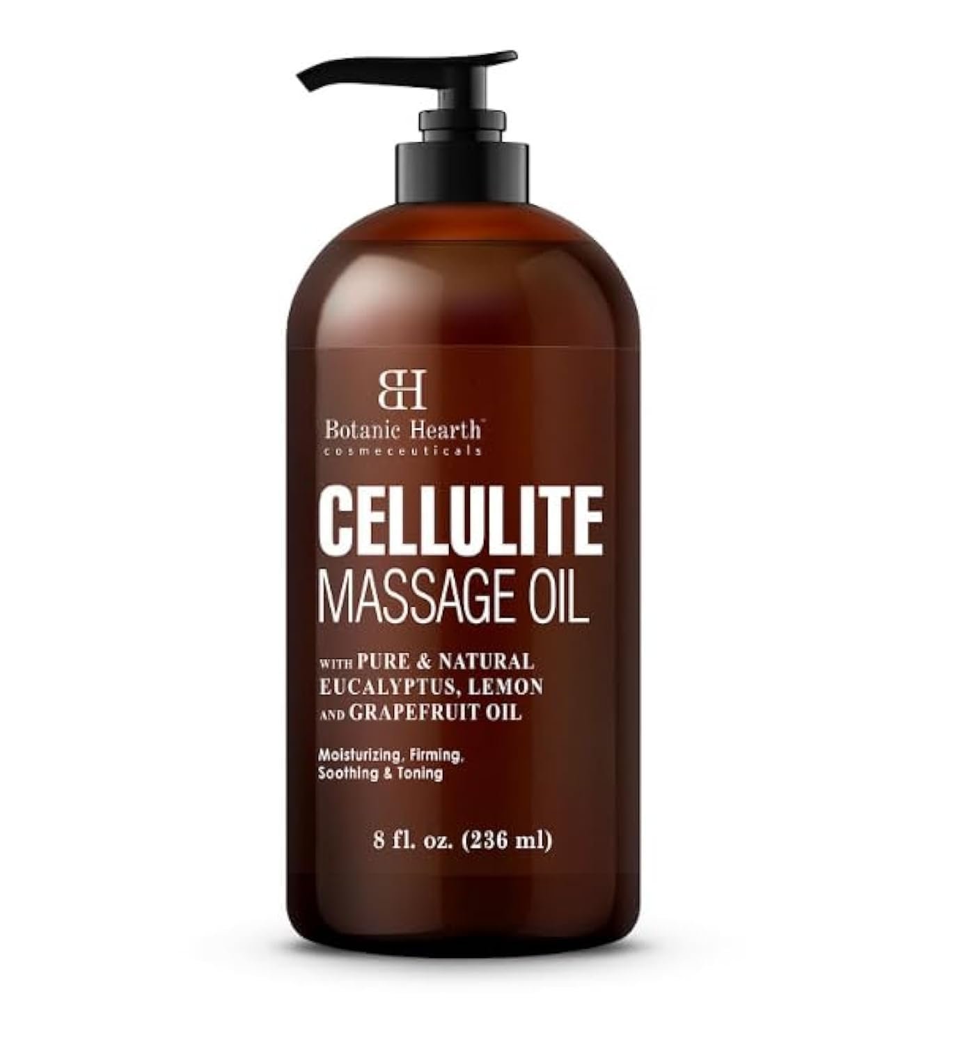 Botanic Hearth Anti Cellulite Massage Oil - Unique Blend of Massage Essential Oils - 8 fl oz