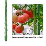 FEED GARDEN Garden Stakes 36 Inch 3ft 25 Pack, Sturdy Plant Metal Sticks Support, Plastic Coated Plant Stakes, Tomato Stakes, Beans, Trees - Image 5