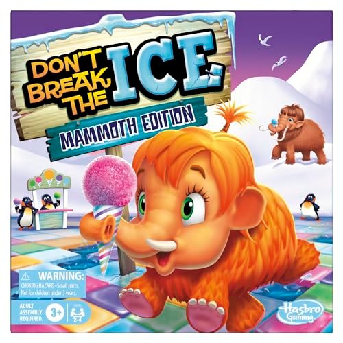 Don’t Break The Ice Mammoth Edition Board Game | Ages 3 and Up | 2 to 4 Players | Preschool and Kids Games English (Amazon Exclusive)