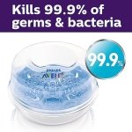 Philips AVENT Microwave Steam Sterilizer for Baby Bottles, Pacifiers, Cups and More, SCF281/05 - Image 12