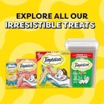 TEMPTATIONS Mix-Ups Cat Treats, (Chicken, Turkey & Beef Flavour), 454g Tub - Image 7