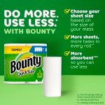 Bounty Quick-Size Paper Towels, 12 Family Rolls, White - Image 9