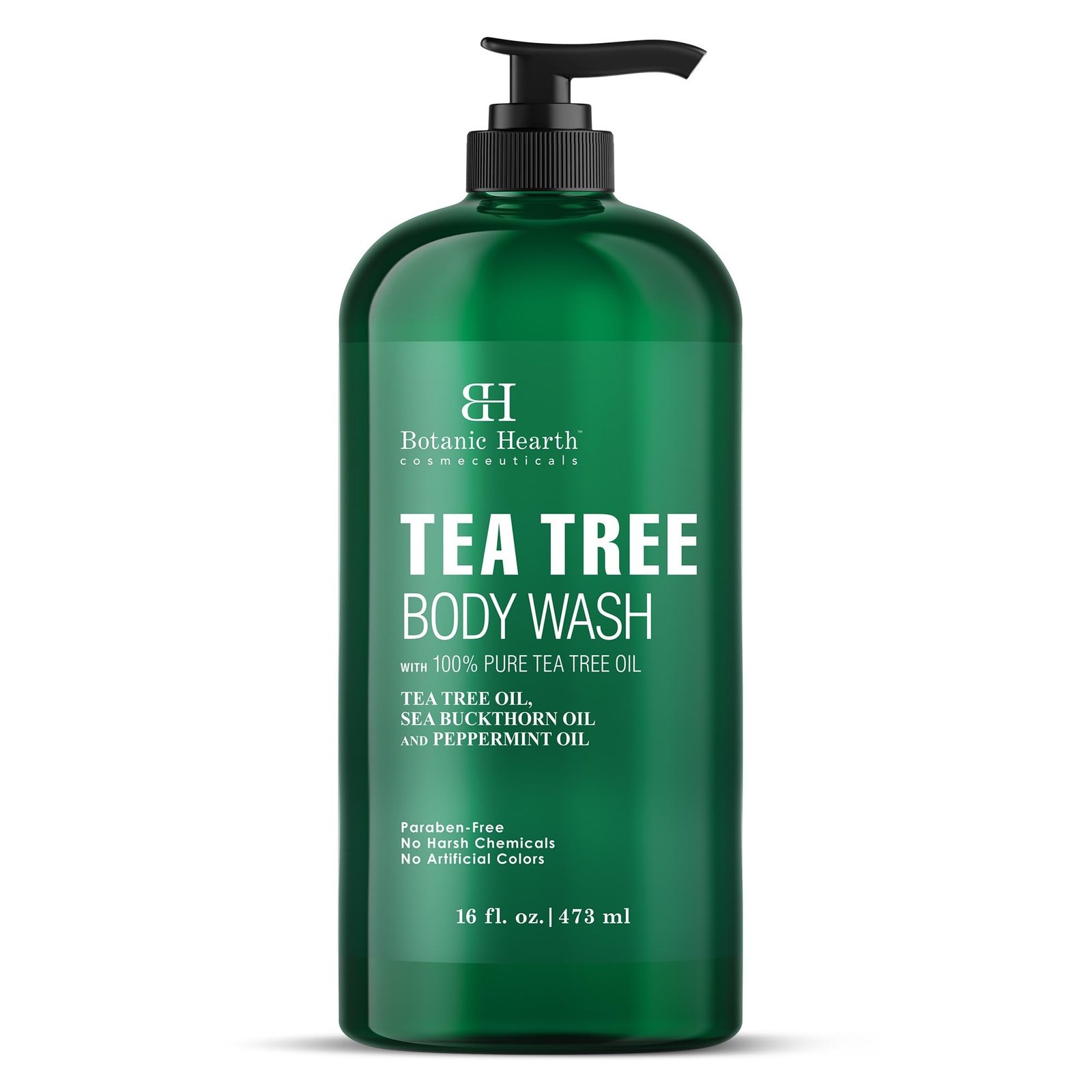 Version 1.0.0 Botanic Hearth Tea Tree Body Wash Helps Nail Conditions Athletes Foot Ringworms Jock Itch & Body Odor Soothes Itching & Promotes Healthy Skin and Feet Naturally Scented 16fl oz - Image 1