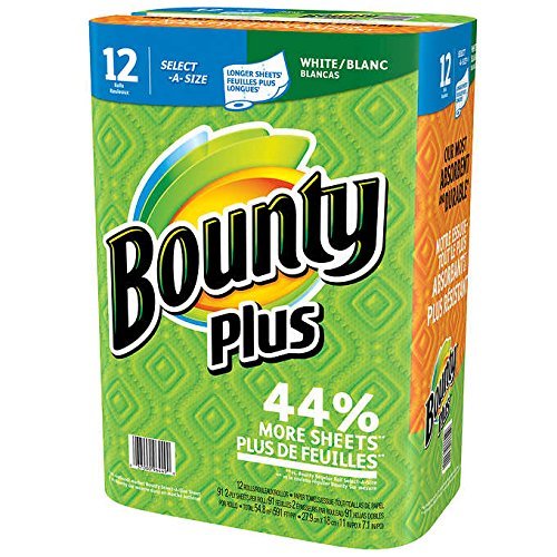 Bounty Select-A-Size Paper Towels 12 Double roll ( 91 sheets )