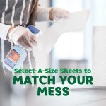 Bounty 1939879 Select-A-Size Kitchen Rolls Paper Towels 2-Ply 110 Sheets/Roll - Image 5
