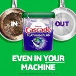 Cascade Platinum Plus Dishwasher Pod, Dish Detergent ActionPacs Dish Pods, Fresh, 81 Count - Image 4