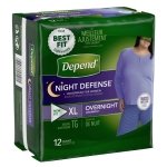 Extra Large Overnight Depends - Night Defense Incontinence Underwear for Women,12 count - XL - Image 2