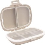 Nature Made Vitamin B12 1000 mcg, 400 Softgels, Bundle with a Travel Pill Organizer, 8 Compartments Portable Pill Case, Color Khaki - Image 3