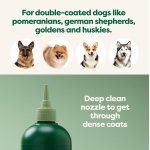 Earth Rated Coat-Specific 3-in-1 Double-Coated Dog & Puppy Shampoo, Conditioner & Deodorizer, Formulated to Tackle Tangles and Shedding, Refreshing White Tea & Basil Scent, 473 ml. - Image 6