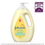 Johnson's Baby Wash and Shampoo for Baths, Head-to-Toe, Tear Free, 1000 ml, white - Image 2