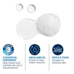 CeraVe Oil Cleanser for Face, Hydrating Foaming Oil Face Cleanser with Squalene Oil, Hyaluronic Acid and Ceramides, for Dry to Very Dry Skin, Non-Greasy, Non-Comedogenic, Fragrance-Free, 562 mL - Image 7