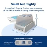 PetSafe ScoopFree Automatic Self Cleaning Hooded Cat Litter Box - Ultra, Top-Entry - Purple or Taupe - Covered 2nd Generation - Includes Disposable Tray with Premium Blue Crystal Litter and Hood - Image 5