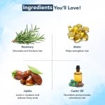 Botanic Hearth 100% Pure Rosemary Oil For Hair Infused With Biotin 6.7 Fl oz | Hair strengthening Treatment | Nourishing & Volumizing | With Jojoba Oil & Castor Oil | Non GMO Verified - Image 6