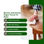 Worldwide Nutrition Bundle Compatible with Bounty Advanced Paper Towel 12 Rolls - Select-A-Size - Superior Absorbency, Strength & Durability - 2-Ply of 101 Sheets Paper Towel Roll Size with Keychain - Image 4