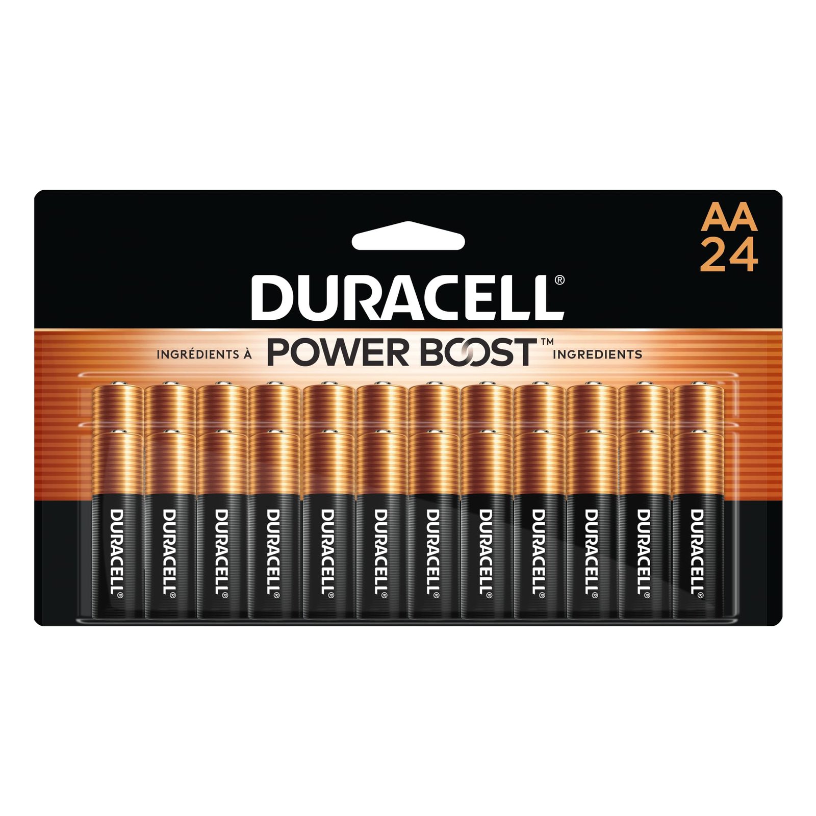 Duracell - Coppertop Aa Batteries - 24 Count - Long Lasting, All-purpose Double Aa Battery for Household and Business - Alkaline Batteries