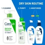 CeraVe Hydrating Toner for Face with Hyaluronic Acid, Niacinamide, and Ceramides for Sensitive Dry Skin | Alcohol-Free, Fragrance-Free, Non Comedogenic | Full Size, 200 mL - Image 3