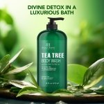 Botanic Hearth Tea Tree Body Wash Helps Nail Conditions Athletes Foot Ringworms Jock Itch & Body Odor Soothes Itching & Promotes Healthy Skin and Feet Naturally Scented 16fl oz - Image 6