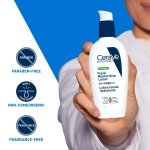 CeraVe Facial Moisturizing Lotion Pm | Ultra Lightweight, Night Face Moisturizer With Hyaluronic Acid | Fragrance Free, 89 Milliliters (1 Pack) - Image 4