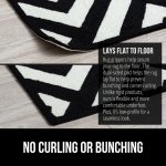 Gorilla Grip Rug Gripper, 8 Pack, Carpet Sticky Pads for Curling Corners and Sides, Keeps Area Rugs in Place, Reusable Dual-Sided Pad Grips Floor Under Area Rugs, Holds Carpets Down on Hardwood Floors - Image 8
