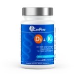 CanPrev D3 & K2 | Organic Coconut Oil | 240 Softgels Helps Build And Maintain Bone Health with Vitamin D3 K2 Vitamin Supplement