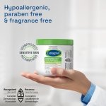 Cetaphil Moisturizing Cream with Sweet Almond Oil and Glycerin 566 g - 48hr Hydration for Dry To Very Dry and Sensitive Skin - Fragrance Free, Paraben Free - Dermatologist Recommended (Amazon Exclusive) Packaging may vary - Image 4