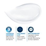 CeraVe Moisturizing Cream, Daily Face, Hands, & Body Cream Moisturizer for Dry Skin With Hyaluronic Acid and Ceramides for Women and Men. Sensitive skin, Oil-free, Non-comedogenic, Fragrance-Free, 539 Grams - Image 8