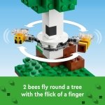 LEGO Minecraft The Bee Cottage 21241 Building Set - Construction Toy with Buildable House, Farm, Baby Zombie, and Animal Figures, Game Inspired Birthday Gift Idea for Boys and Girls Ages 8+ - Image 4