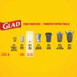 Glad White Garbage Bags - Tall 45 Litres - Unscented, 60 Trash Bags, Made in Canada of Global Components - Image 4