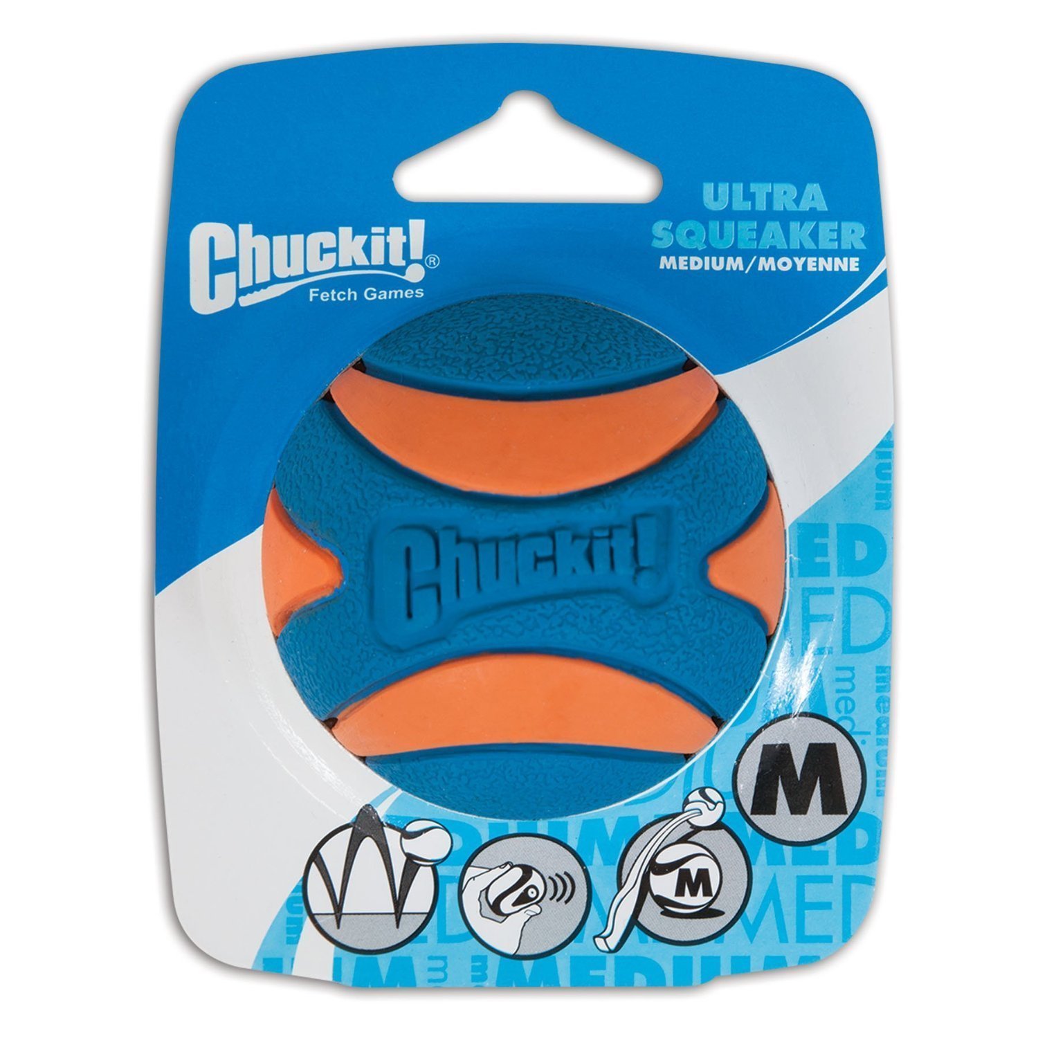 Version 1.0.0 Chuckit! Ultra Squeaker Ball, Medium - Image 1