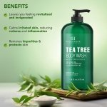 Botanic Hearth Tea Tree Body Wash Helps Nail Conditions Athletes Foot Ringworms Jock Itch & Body Odor Soothes Itching & Promotes Healthy Skin and Feet Naturally Scented 16fl oz - Image 4