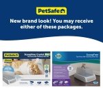 PetSafe ScoopFree Automatic Self Cleaning Hooded Cat Litter Box - Ultra, Top-Entry - Purple or Taupe - Covered 2nd Generation - Includes Disposable Tray with Premium Blue Crystal Litter and Hood - Image 2