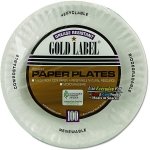 9in Uncoted Paper Plates 1000 Ct.