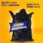 Glad Black Garbage Bags - Regular 74 Litres - 40 Trash Bags, Made in Canada of Global Components - Image 5