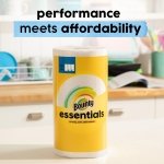 Bounty Essentials Select-A-Size Paper Towels, White, 2 Double Rolls = 4 Regular Rolls - Image 8