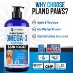 Omega 3 Fish Oil for Dogs - Better Than Salmon Oil for Dogs - Dog Fish Oil Supplement - Reduce Shedding & Itching - Supports Joints, Brain, Heart Health- Dog Skin and Coat Supplement - Fish Oil Liquid - Image 7