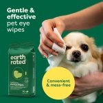 Earth Rated Pet Eye Wipes, Hypoallergenic Eye Wipes for Dogs & Cats to Remove and Reduce Tear Stains & Eye Discharge, Fragrance Free, 70 Count - Image 8