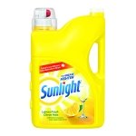 SUNLIGHT 2447657 Sunlight Standard Dishwashing Liquid, Lemon Fresh, 4.2L, Yellow
