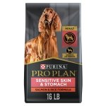 Pro Plan Dry Dog Food, Sensitive Skin & Stomach, Salmon & Rice, Brown, 7.26 kg (Pack of 1)