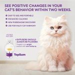 TopSum Cat Calming Diffuser Refills: Cat Pheromones Calming Diffuser Refills - Premium Cat Calming Diffuser Refills - Cat Pheromones 4-Month-Supply, Cat Anxiety Relief, 4 Pack (Transparent) - Image 7