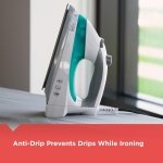 Black+Decker Lightweight Steam Iron, 1200 Watt Clothing Iron, Teal, IR0820C - Image 5