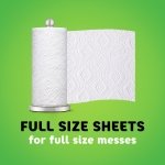 Bounty Paper Towels, White, 8 Double Plus Rolls = 20 Regular Rolls - Image 6