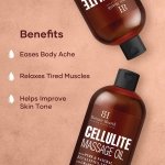Botanic Hearth Anti Cellulite Massage Oil - Unique Blend of Massage Essential Oils - 8 fl oz - Image 6