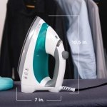 Black+Decker Lightweight Steam Iron, 1200 Watt Clothing Iron, Teal, IR0820C - Image 2